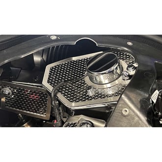ACC® - Perforated Shock Tower Covers with Brushed Trim