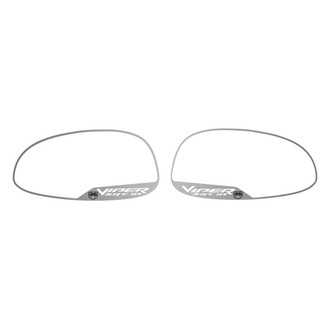 ACC® - Brushed Side View Mirror Trim with Viper SRT-10 Logo and Viper Head