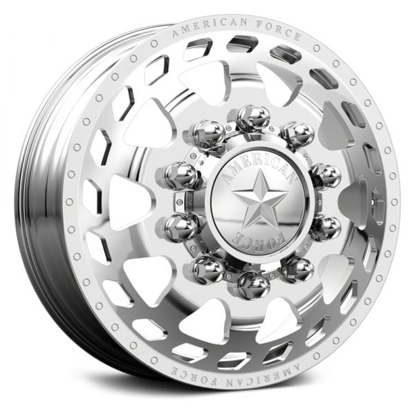 AMERICAN FORCE® J04 BLOCK DUALLY WITH ADAPTER Wheels - Custom Finish Rims