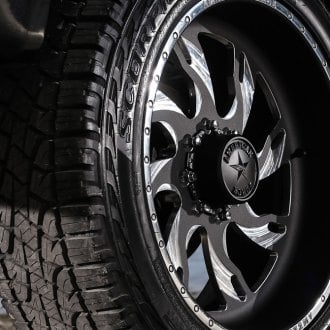 AMERICAN FORCE® - Bravo Black Machined on Ford F350