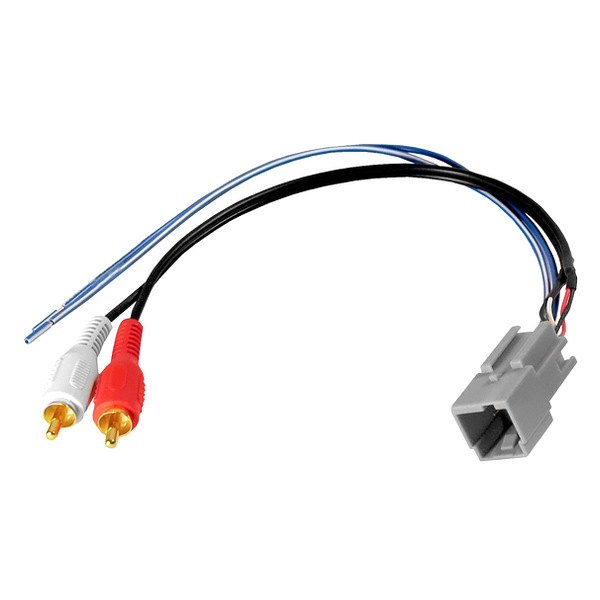 American International® - Aftermarket Radio Wiring Harness with OEM Plug Low Level Outputs