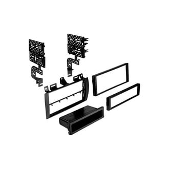 American International® - Double DIN Black Stereo Dash Kit with Storage Pocket
