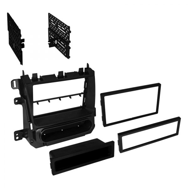 American International® - Double DIN Black Stereo Dash Kit