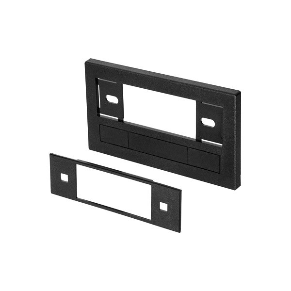 American International® - Single DIN Black Stereo Dash Kit with 1" x 7" EQ Provision
