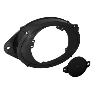 American International® - 6.5" to 6" x 9" Front Speaker Adapters with Tweeter Mount