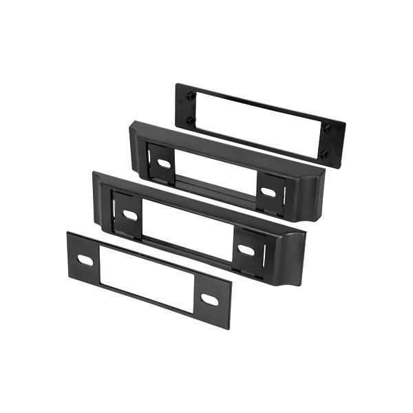 American International® - Single DIN Black Stereo Dash Kit with 3/4" and 1-1/4" Trim Bezels