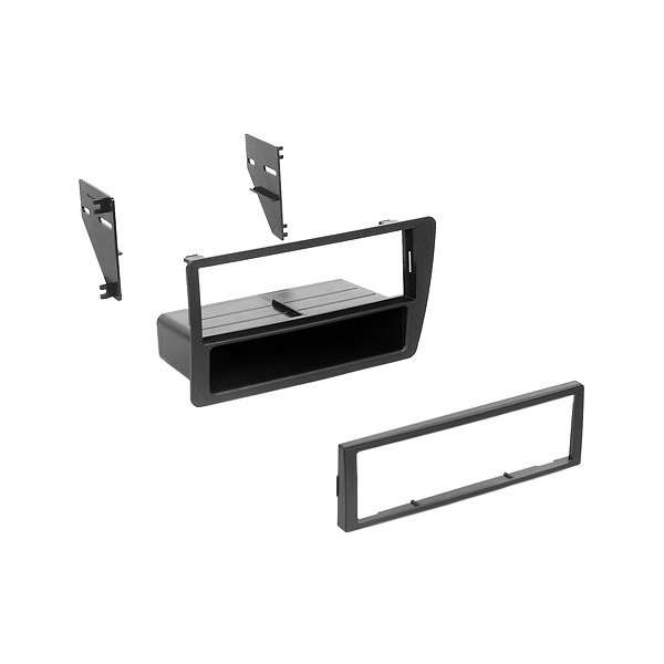 American International® - Single DIN Black Stereo Dash Kit with Storage Pocket
