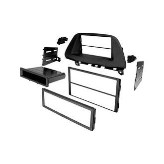 American International® - Double DIN Black Stereo Dash Kit with Storage Pocket