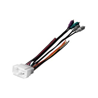 American International® - Aftermarket Radio Wiring Harness with OEM Plug and Amplifier Integration