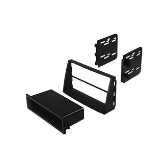 American International® - Single DIN Black Stereo Dash Kit with Storage Pocket