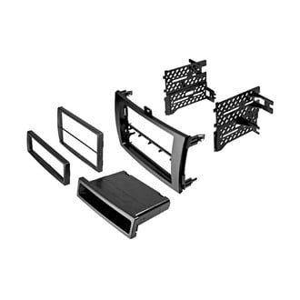 American International® - Double DIN Gray Stereo Dash Kit with Storage Pocket