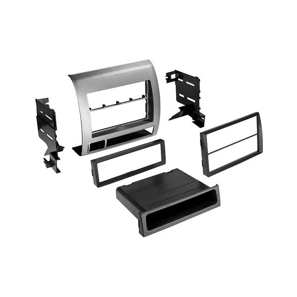 American International® - Double DIN Silver Stereo Dash Kit