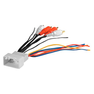 American International® - Aftermarket Radio Wiring Harness with OEM Plug Low level input