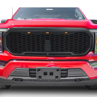 American Modified® - 1-Pc Mesh Style Matte Black Main Grille