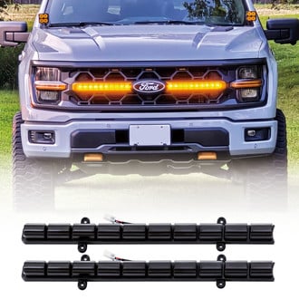 American Modified® - Grille Amber LED Lights with Sequential Turn Signal Function