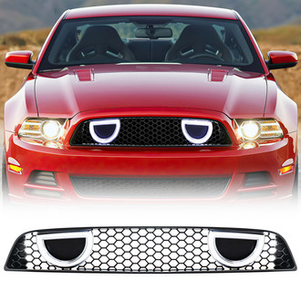 American Modified® - 1-Pc Boss 302 Style Matte Black Main Grille