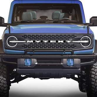 American Modified® - 1-Pc High Style Matte Black Main Grille