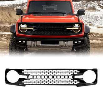 American Modified® - 1-Pc High Style Glossy Black Main Grille