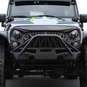 American Modified® - 1-Pc Shark Style Matte Black Main Grille