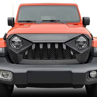 American Modified® - 1-Pc Demon Style Matte Black Main Grille