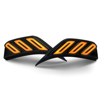 American Modified® - Driver and Passenger Side Black Smoke LED Side Marker Lights