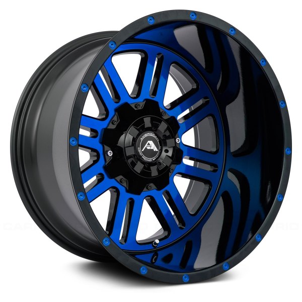 AMERICAN OFF-ROAD® - A106 Black with Machined Blue Face