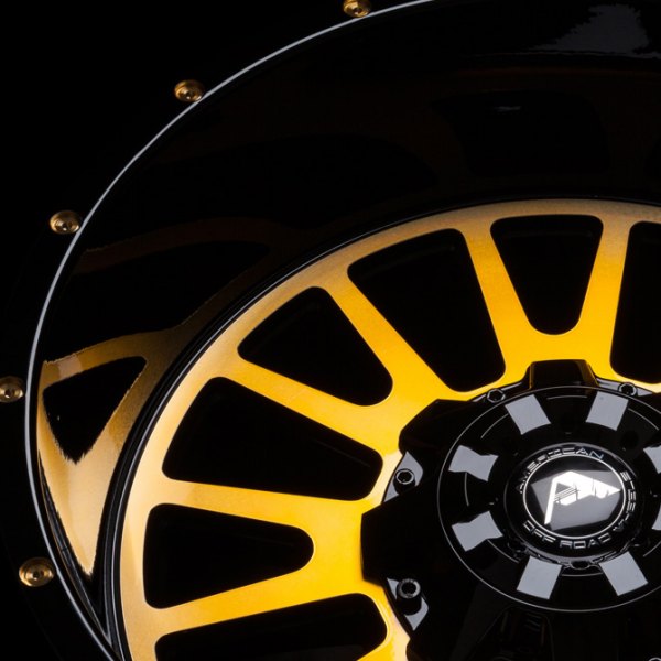 AMERICAN OFF-ROAD® -  A105 Black Gold Face