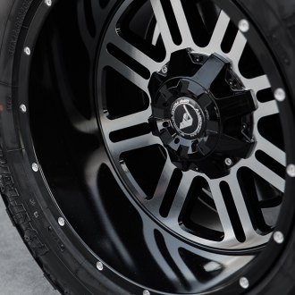 AMERICAN OFF-ROAD® -  A106 Black Machined Face Ford F150