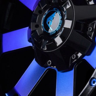 AMERICAN OFF-ROAD® -  A108 Black Machined Blue