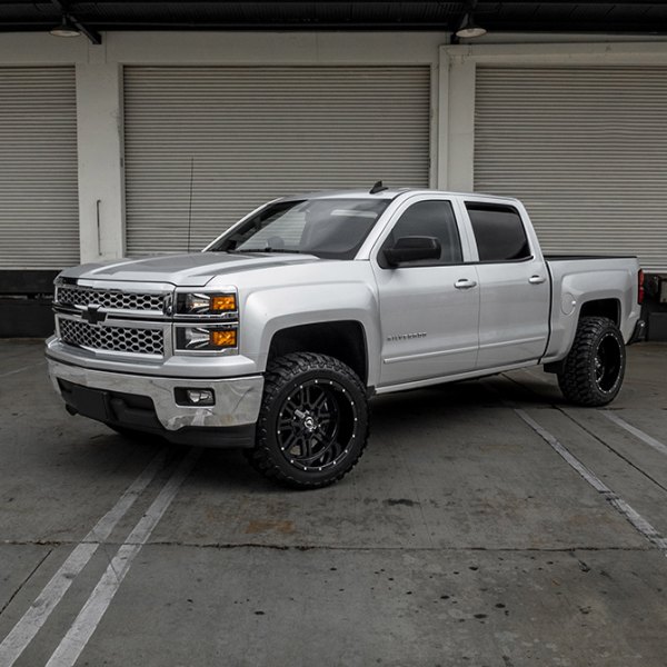 AMERICAN OFF-ROAD® -  Black Milled Accents Chevy Silverado