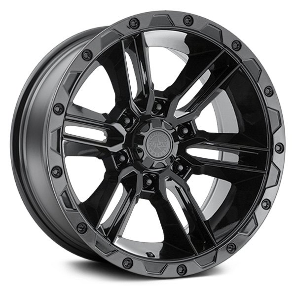 AMERICAN OUTLAW Wheels® - RAILCAR Machined with Dark Tint