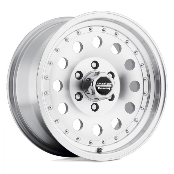AMERICAN RACING® - AR62 OUTLAW II Machined Silver with Clear Coat Powder