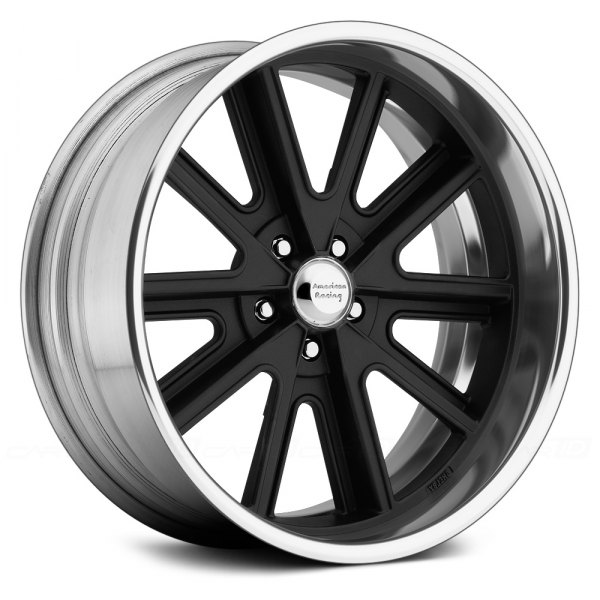 AMERICAN RACING® VN407 SHELBY COBRA SL 2PC Wheels - Polished with Black ...