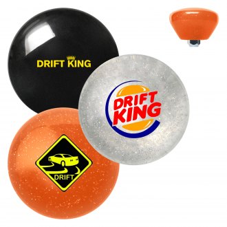 American Shifter 412353 FMX Shifter 12 Trim Kit CHR Push Btn BLK Boot Ringed Knob for D8F36