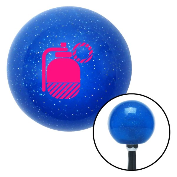 American Shifter® - Old Skool Series Translucent Blue with Metal Flakes Custom Shift Knob (M16 x 1.5 Insert)