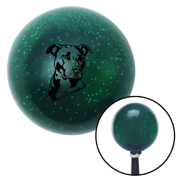 American Shifter® - Old Skool Series Translucent Green with Metal Flakes Custom Shift Knob (M16 x 1.5 Insert)