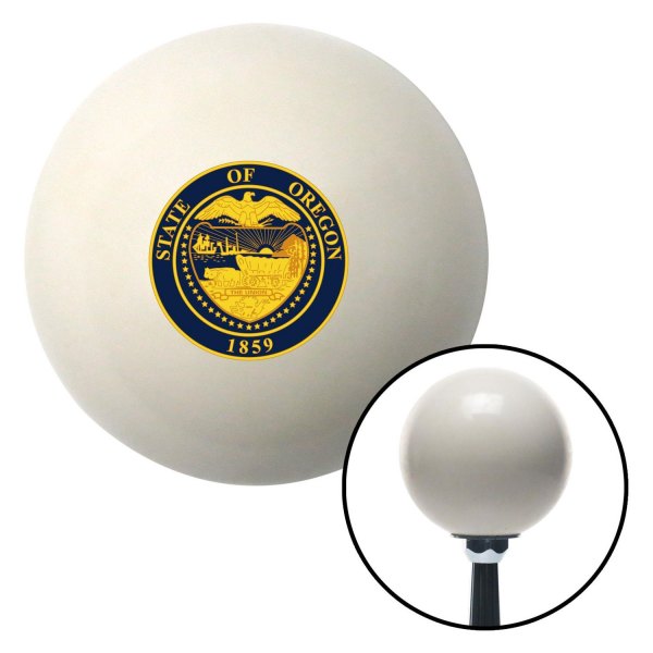 American Shifter® - Billiard Cue Ball Series Ivory Custom Shift Knob (M16 x 1.5 Insert)