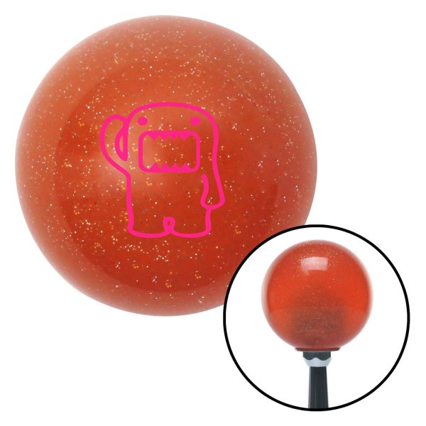 American Shifter® - Old Skool Series Translucent Orange with Metal Flakes Custom Shift Knob (M16 x 1.5 Insert)