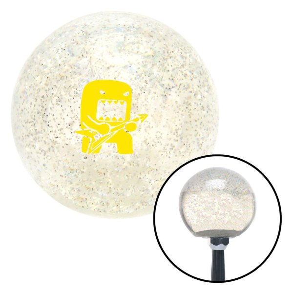 American Shifter® - Old Skool Series Clear with Metal Flakes Custom Shift Knob (M16 x 1.5 Insert)