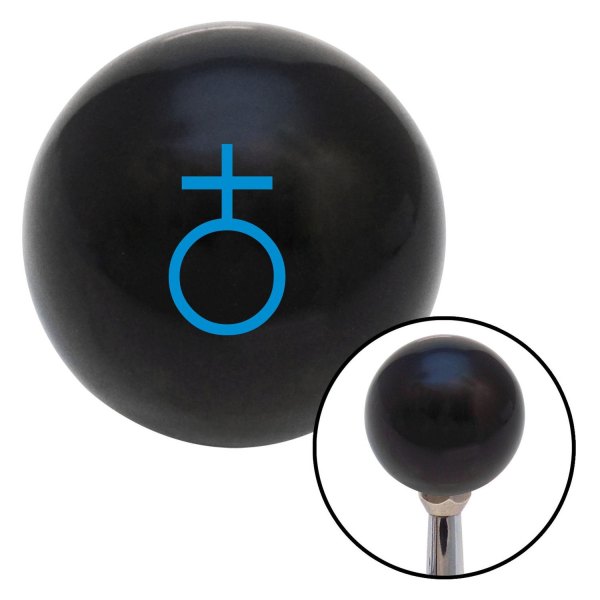 American Shifter® - Billiard Cue Ball Series Black Custom Shift Knob (M16 x 1.5 Insert)