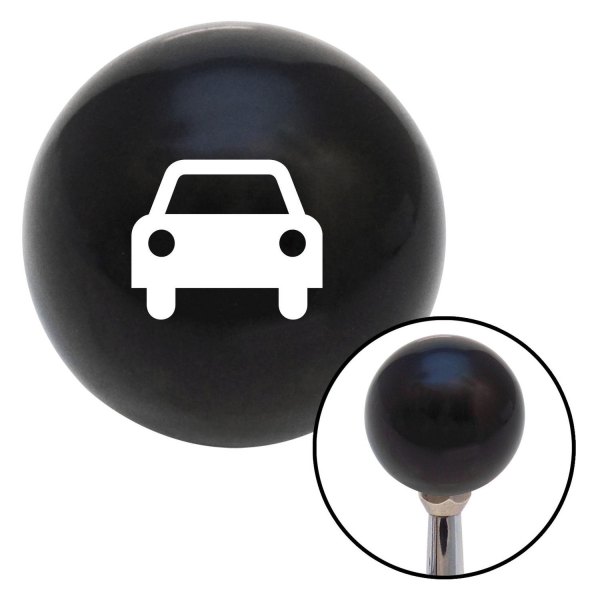 American Shifter® - Billiard Cue Ball Series Black Custom Shift Knob (M16 x 1.5 Insert)