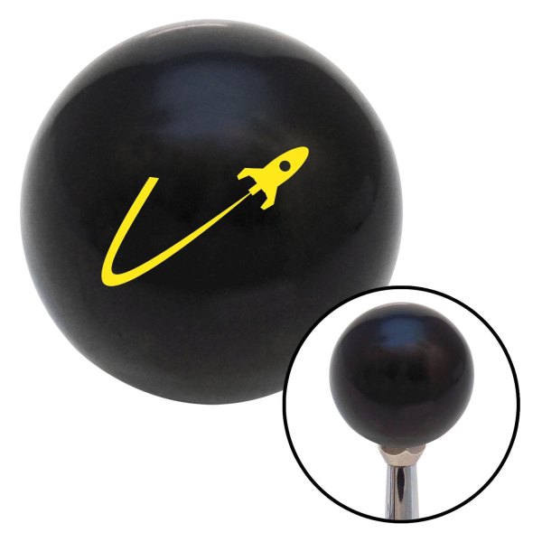 American Shifter® - Billiard Cue Ball Series Black Custom Shift Knob (M16 x 1.5 Insert)