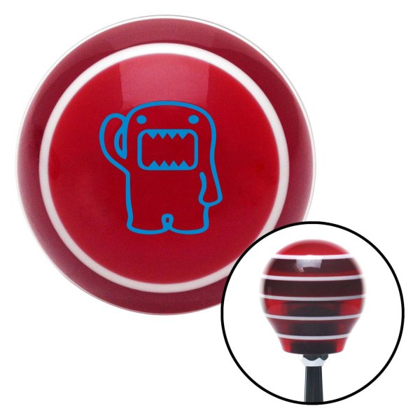 American Shifter® - Old Skool Series Red Super Stripe Custom Shift Knob (M16 x 1.5 Insert)