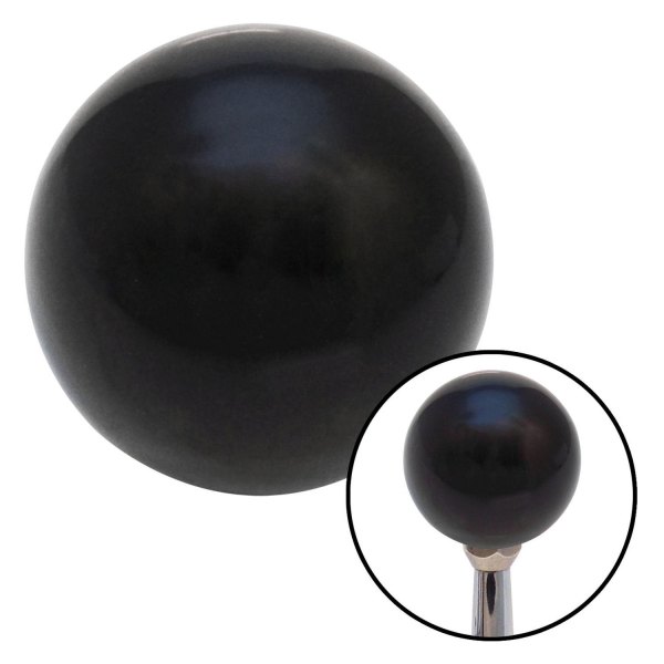 American Shifter® - Billiard Cue Ball Series Black Custom Shift Knob (1/2-20 Insert)