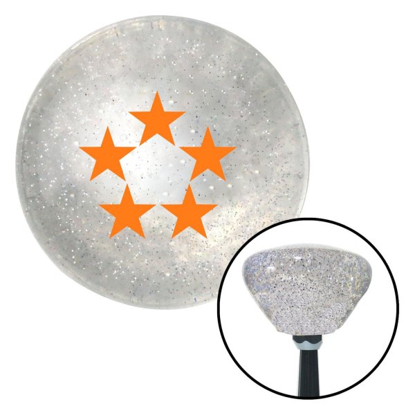 American Shifter® - Retro Series Clear with Metal Flakes Custom Shift Knob (M16 x 1.5 Insert)