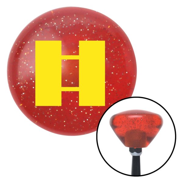 American Shifter® - Retro Series Translucent Orange with Metal Flakes Custom Shift Knob (M16 x 1.5 Insert)