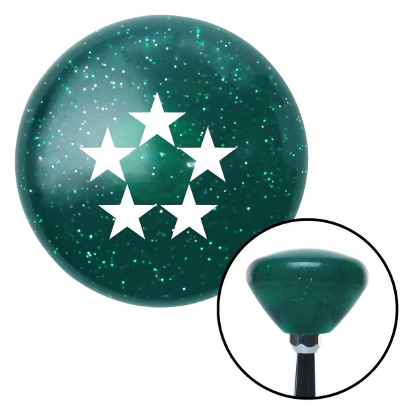 American Shifter® - Retro Series Translucent Green with Metal Flakes Custom Shift Knob (M16 x 1.5 Insert)