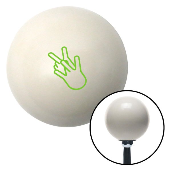 American Shifter® - Billiard Cue Ball Series Ivory Custom Shift Knob (M16 x 1.5 Insert)