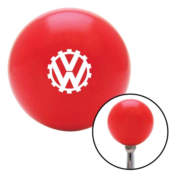 American Shifter® - Billiard Cue Ball Series Red Custom Shift Knob (M16 x 1.5 Insert)