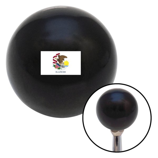 American Shifter® - Billiard Cue Ball Series Black Custom Shift Knob (M16 x 1.5 Insert)